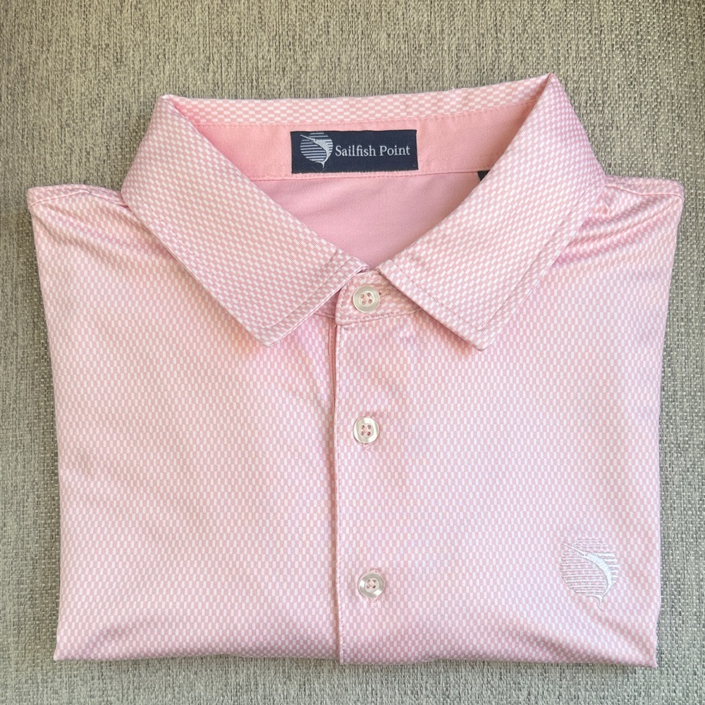 Men’s Sailfish Point Private Country Club Golf Polo Shirt  Sz L *READ*